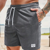 skirts : Luca – Short Décontracté en Velours Côtelé Léger avec Cordon de Serrage in Gris van Seroa