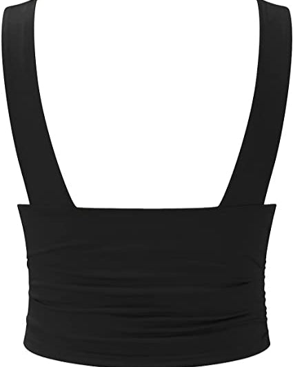 Haut Femme Élégant Col V Blanc 4