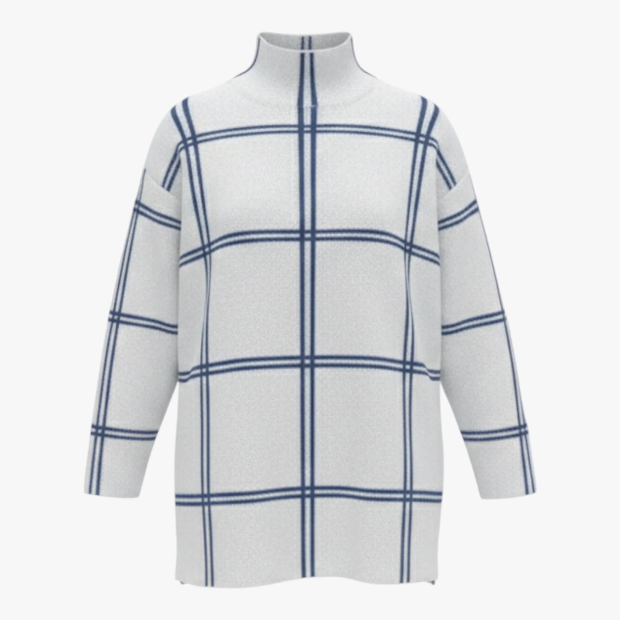Damski sweter casual w paski wygodna dzianina