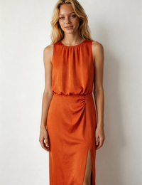 Elegantes Midikleid für Damen, bequem aus Jersey, ideal für