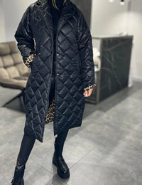 Wendbarer Damen-Wintermantel Herbst- und Winterbekleidung