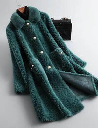 Damen-Wintermantel aus Lammfell Herbstkollektion