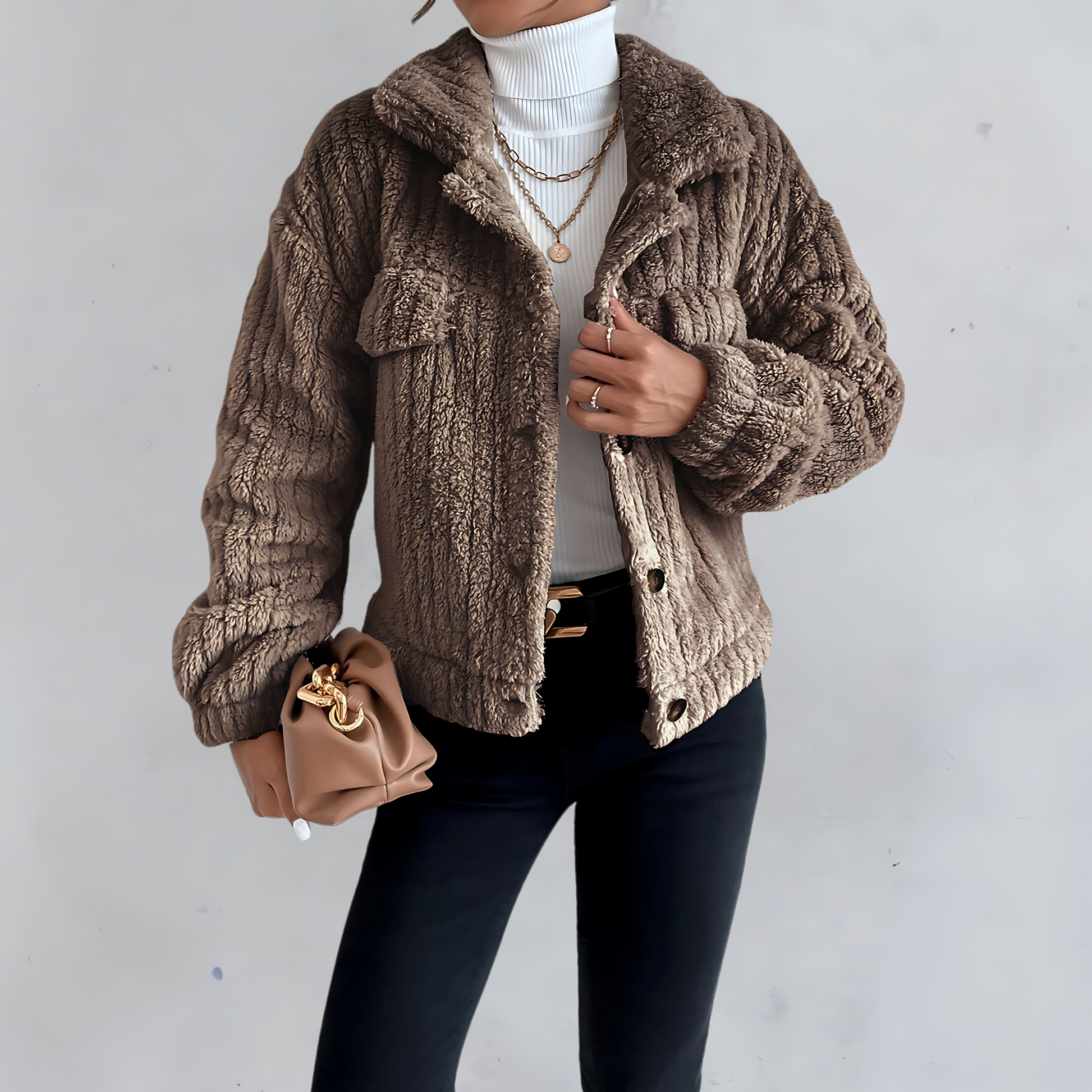 Manteau Hiver Femme Doux et Pratique 9