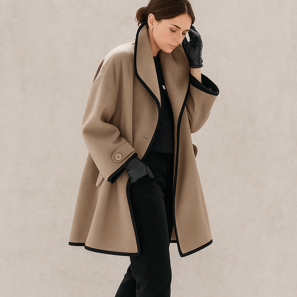 Manteau Hiver Femme Élégant Trench Long 1