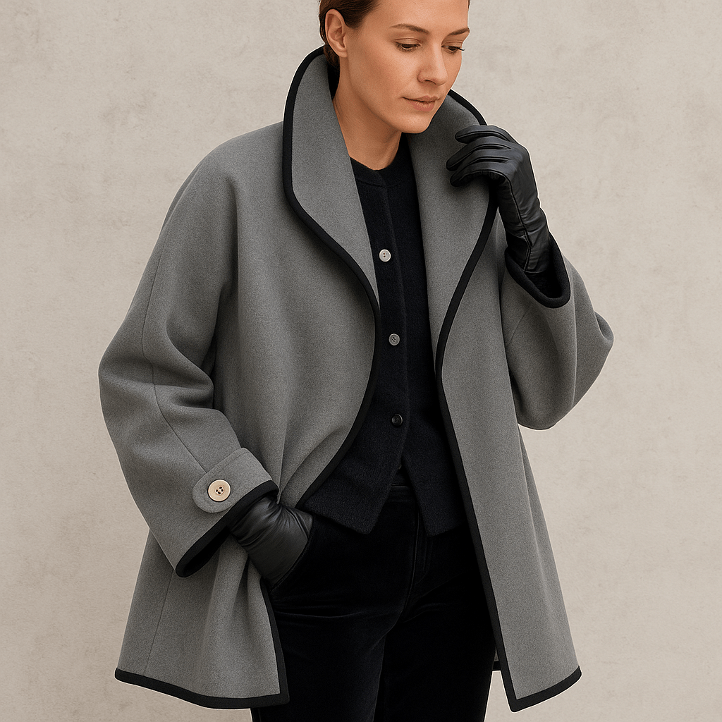 Manteau Hiver Femme Élégant Trench Long 3