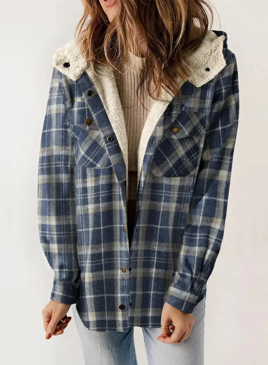 Manteau Hiver Femme Imprimé à Capuche 4