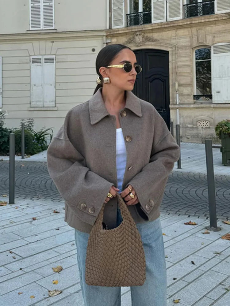 Manteau Hiver Femme Matelassé Élégant 1