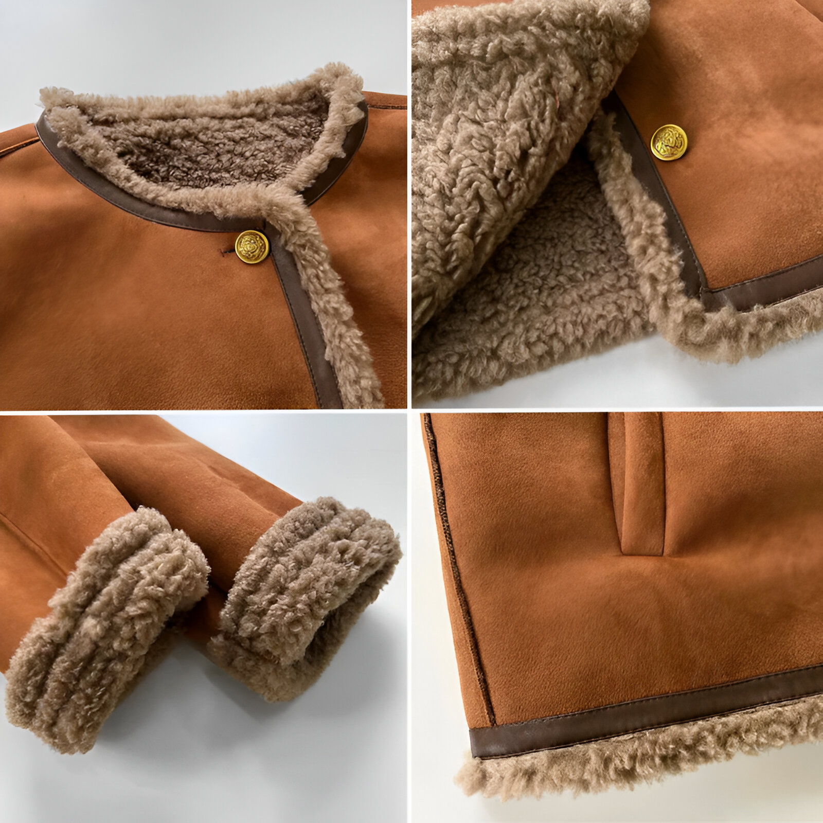 Mina | Manteau Hiver Femme en Peau de Mouton