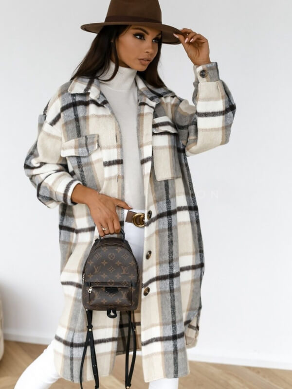 Manteau Long Femme Élegant Hiver Chic 0