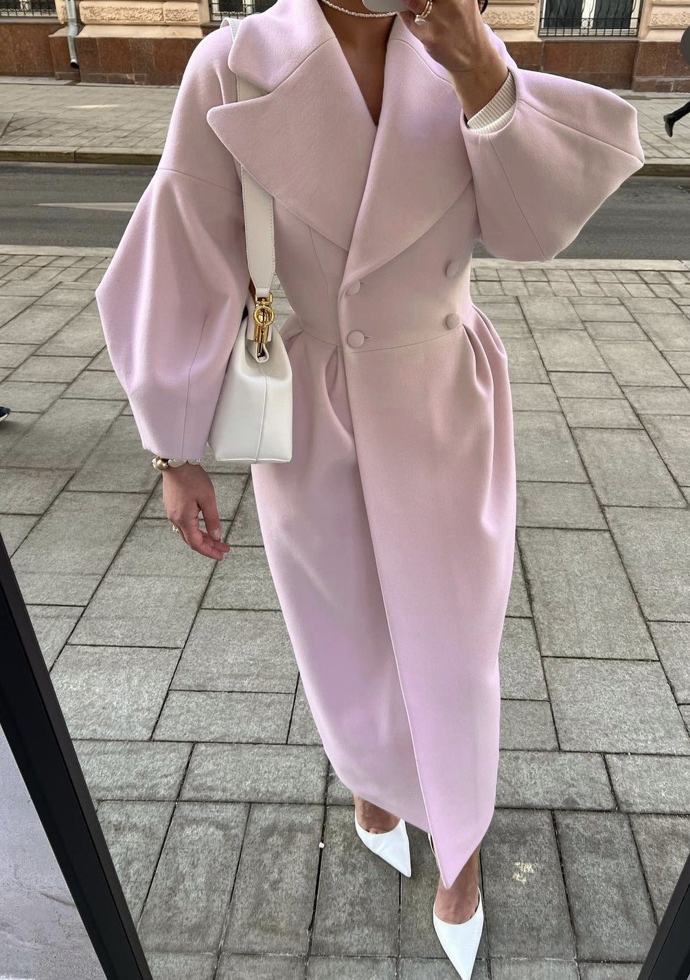 Manteau Long Femme Hiver Élégant et Pratique 8
