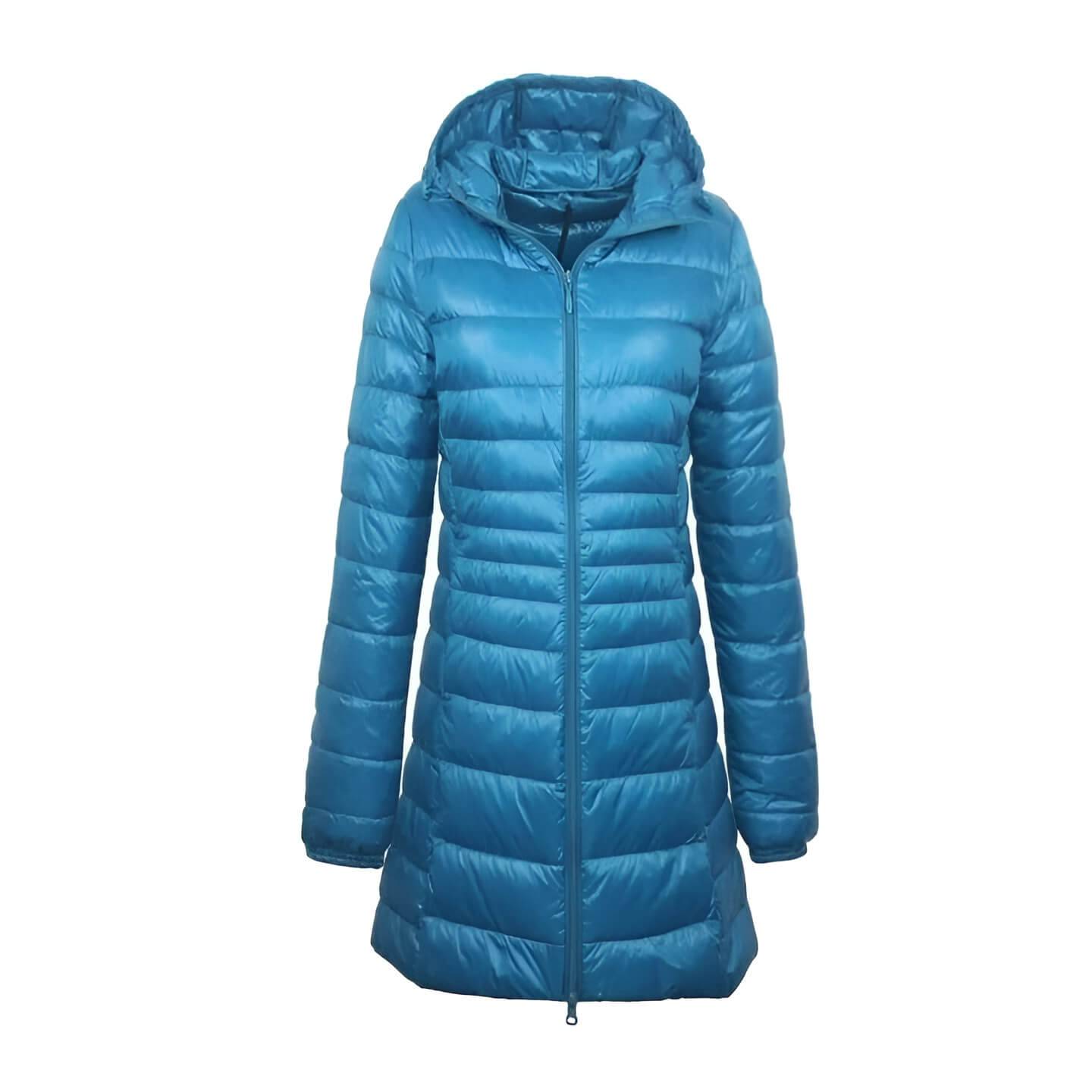 Manteau Long Femme Hiver avec Capuche 0