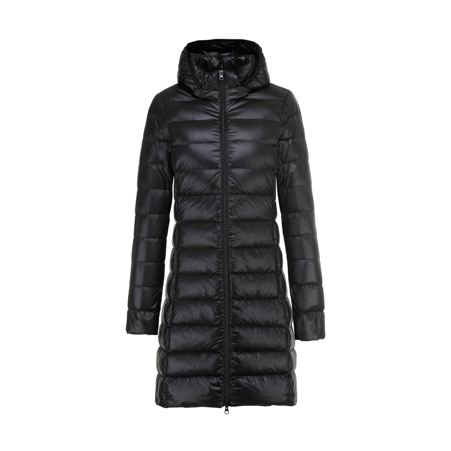 Manteau Long Femme Hiver avec Capuche 1