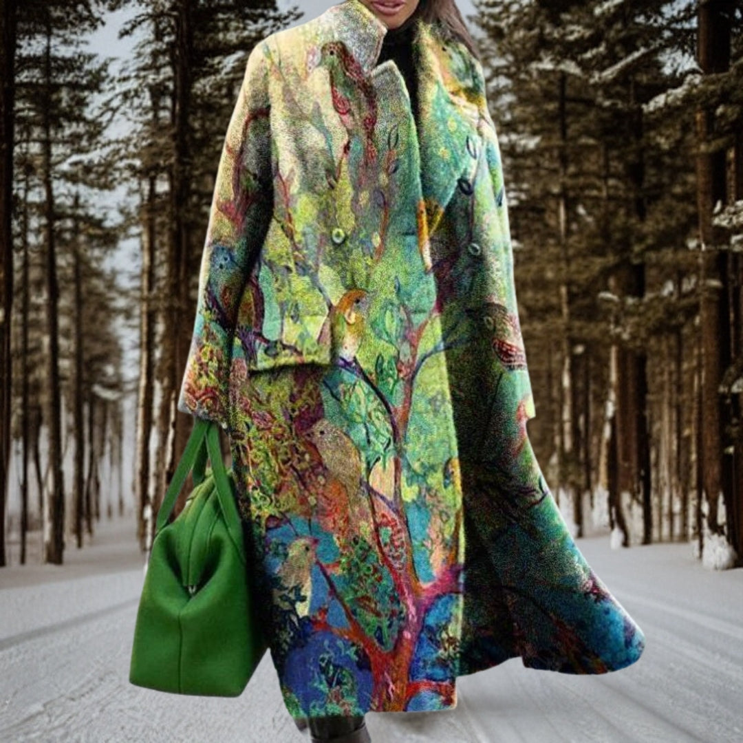 Manteau Long Hiver Femme Élégant 1
