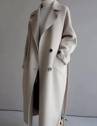 Damen Winter Langmantel aus Wolle Herbstkollektion