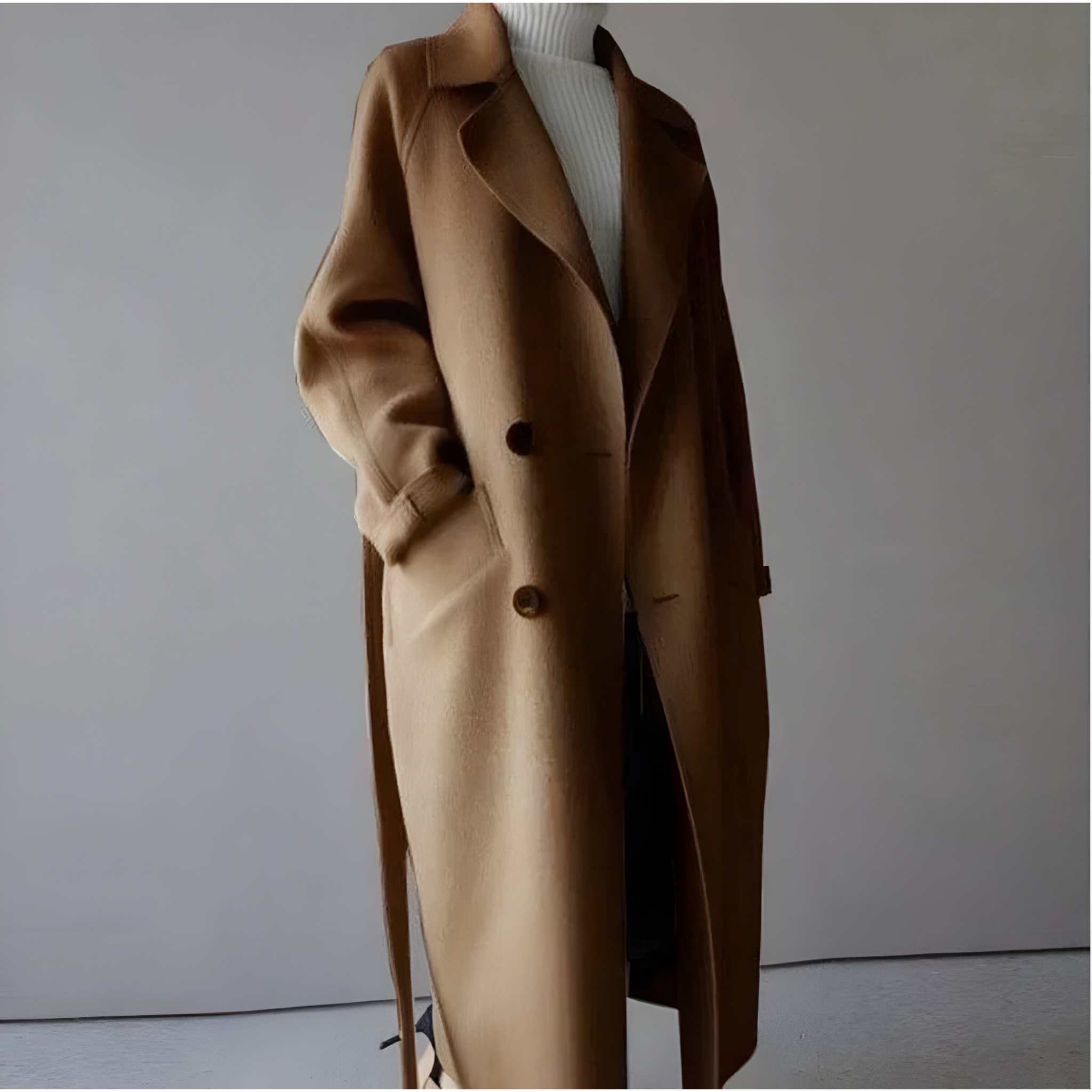 Vivian | Manteau Long Hiver Femme en Laine Élégant