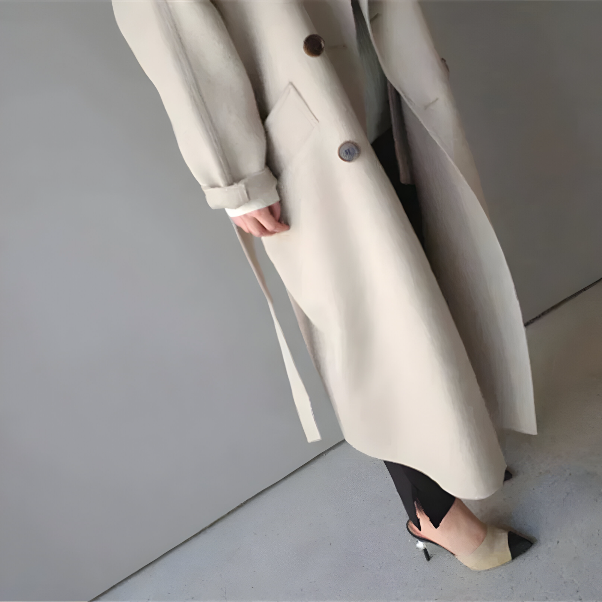 Vivian | Manteau Long Hiver Femme en Laine Élégant