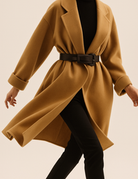 Wintermantel für Damen aus Baumwolle, Herbstkollektion