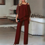 other : Betty | Ensemble Tailleur Femme Élégant en 2 Pièces in Rouge van Seroa