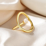 other : Mia - Bague Contemporaine en Or avec Perle in van Seroa
