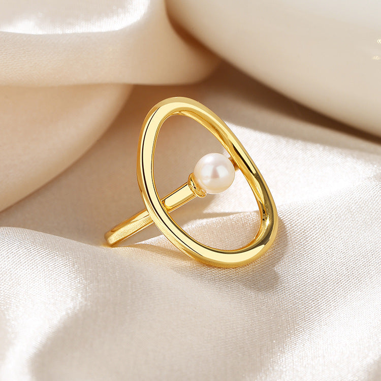 other : Mia - Bague Contemporaine en Or avec Perle in Taille unique van Seroa