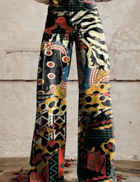 Einzigartige Vintage Boho Damenhose