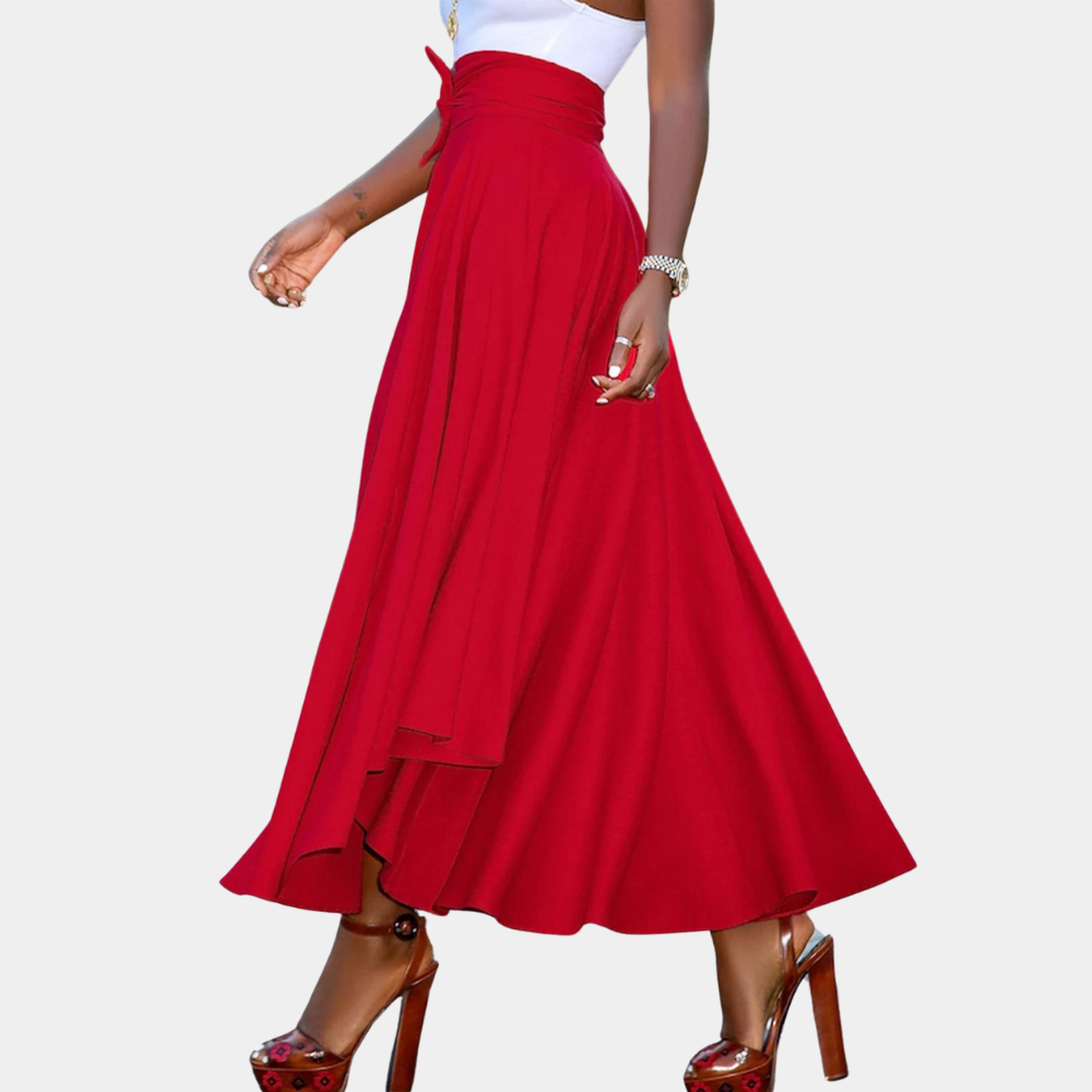 Pantalon Fluide Femme Taille Haute Élégant 2