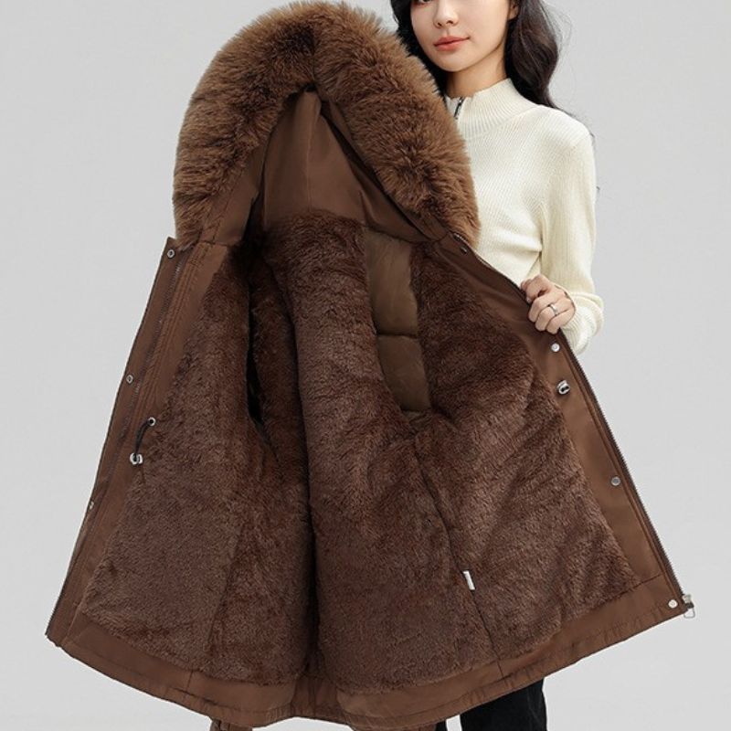 Parka Femme Élégante en Fourrure 7