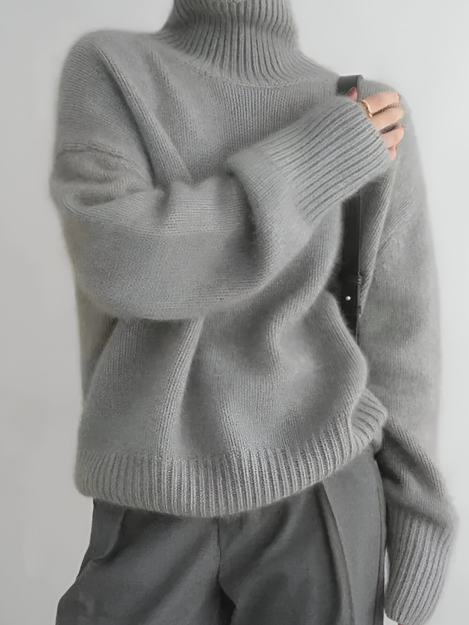 Ember | Pull Cachemire Femme Col Roulé Élégant