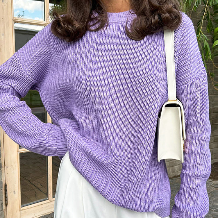 Pull Femme Ample Chic en Tricot 3