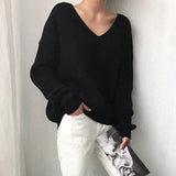 Pull Femme Ample Col V Élégant 5