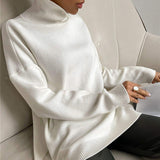 Pull Femme Chic à Col Montant Élégant 6