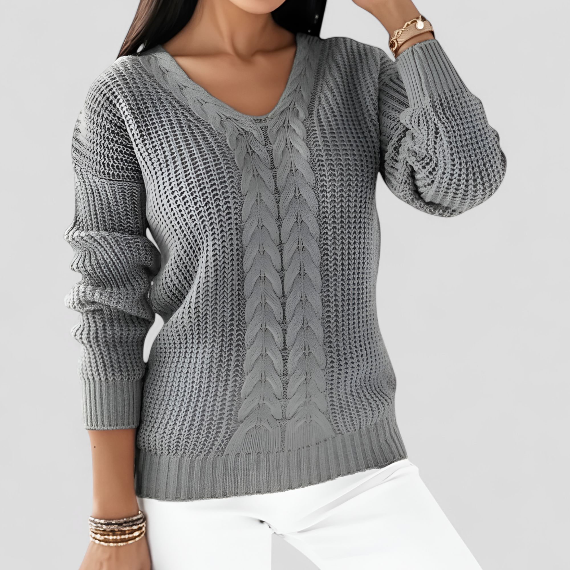 Saige | Pull Femme Chic en Col en V