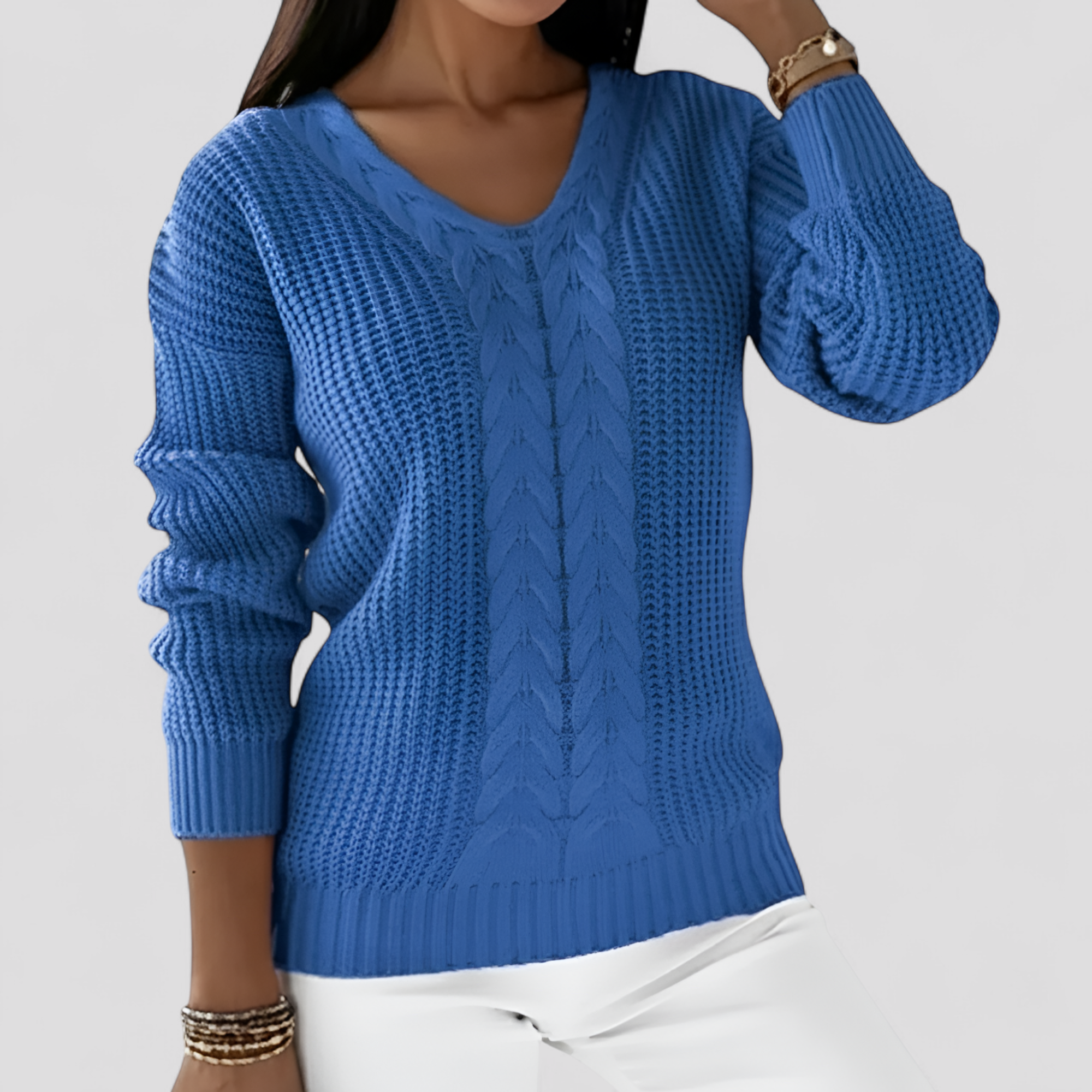 Saige | Pull Femme Chic en Col en V