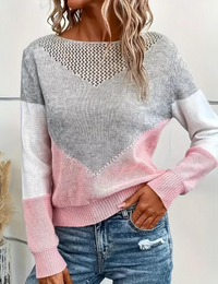 Bequemer Damenpullover aus Acryl, Herbstkollektion