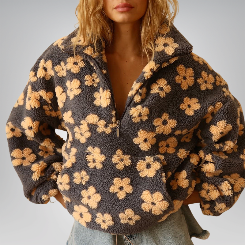 Pull Femme Confortable en Sherpa Bohème 1