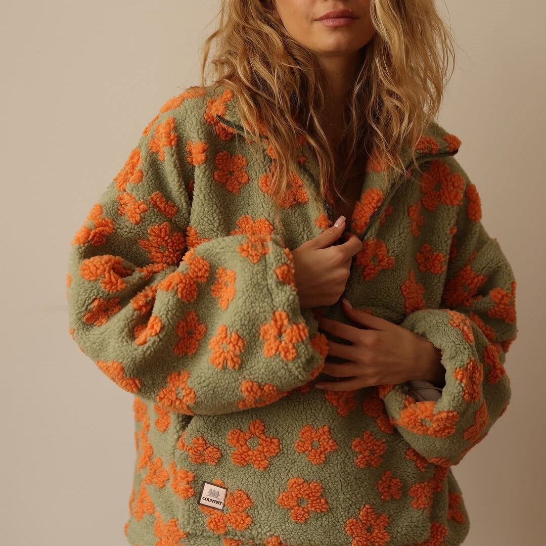 Pull Femme Confortable en Sherpa Bohème 4