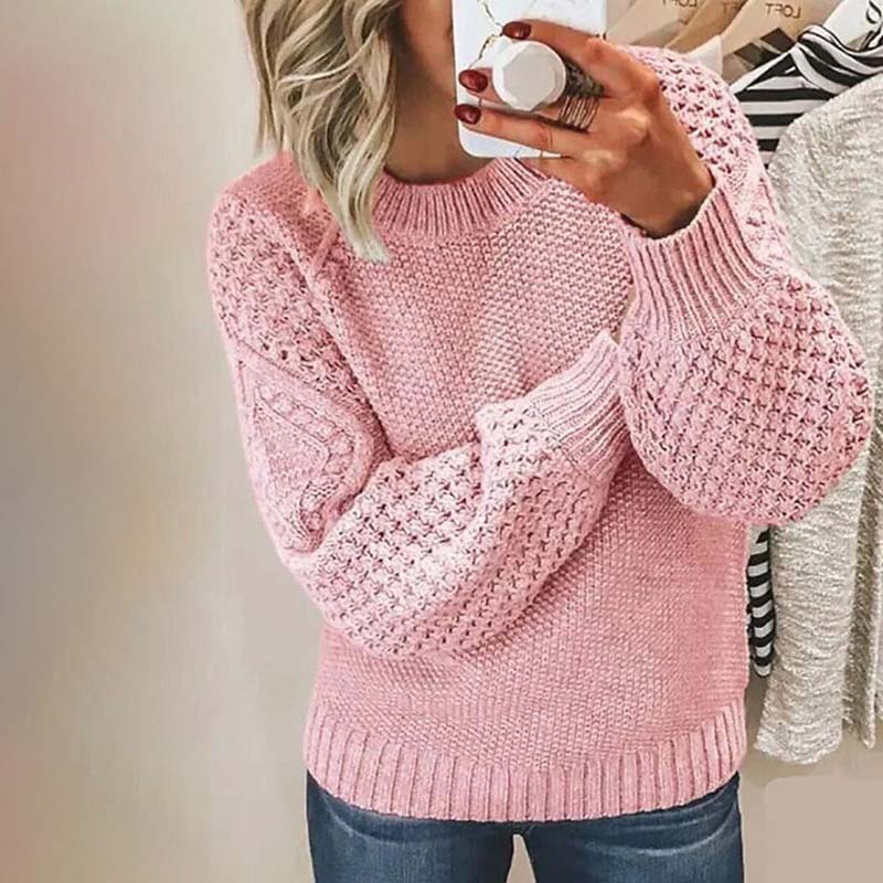 Pull Femme Décontracté Manches Lanternes 2