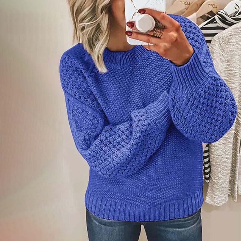 Pull Femme Décontracté Manches Lanternes 3
