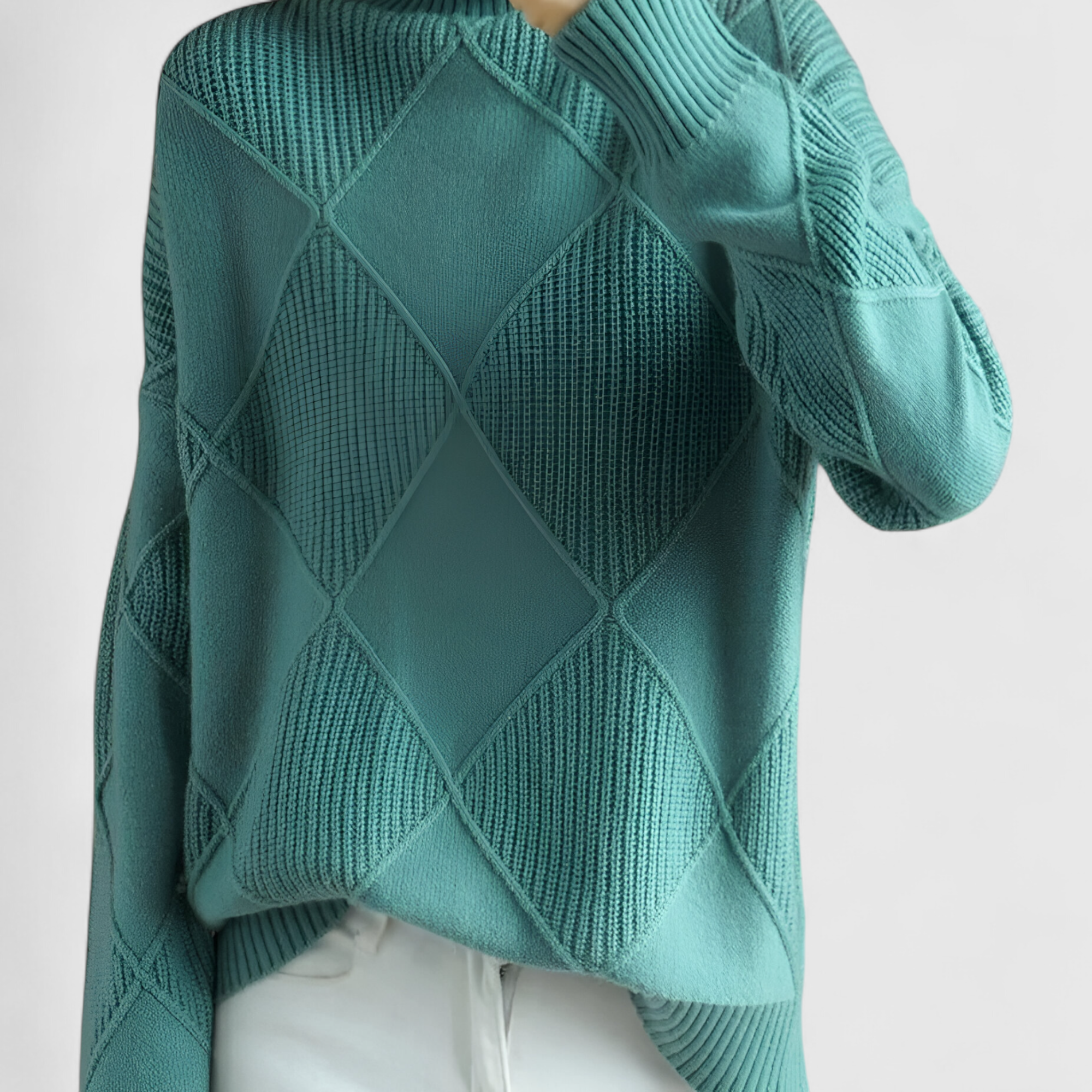 Valerie | Pull Femme Élégant Col Roulé Chic