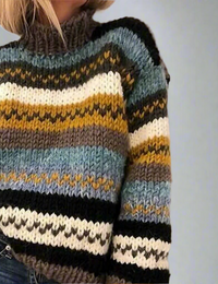 Damenpullover mit Rollkragen Polyester Isabel Damenmode
