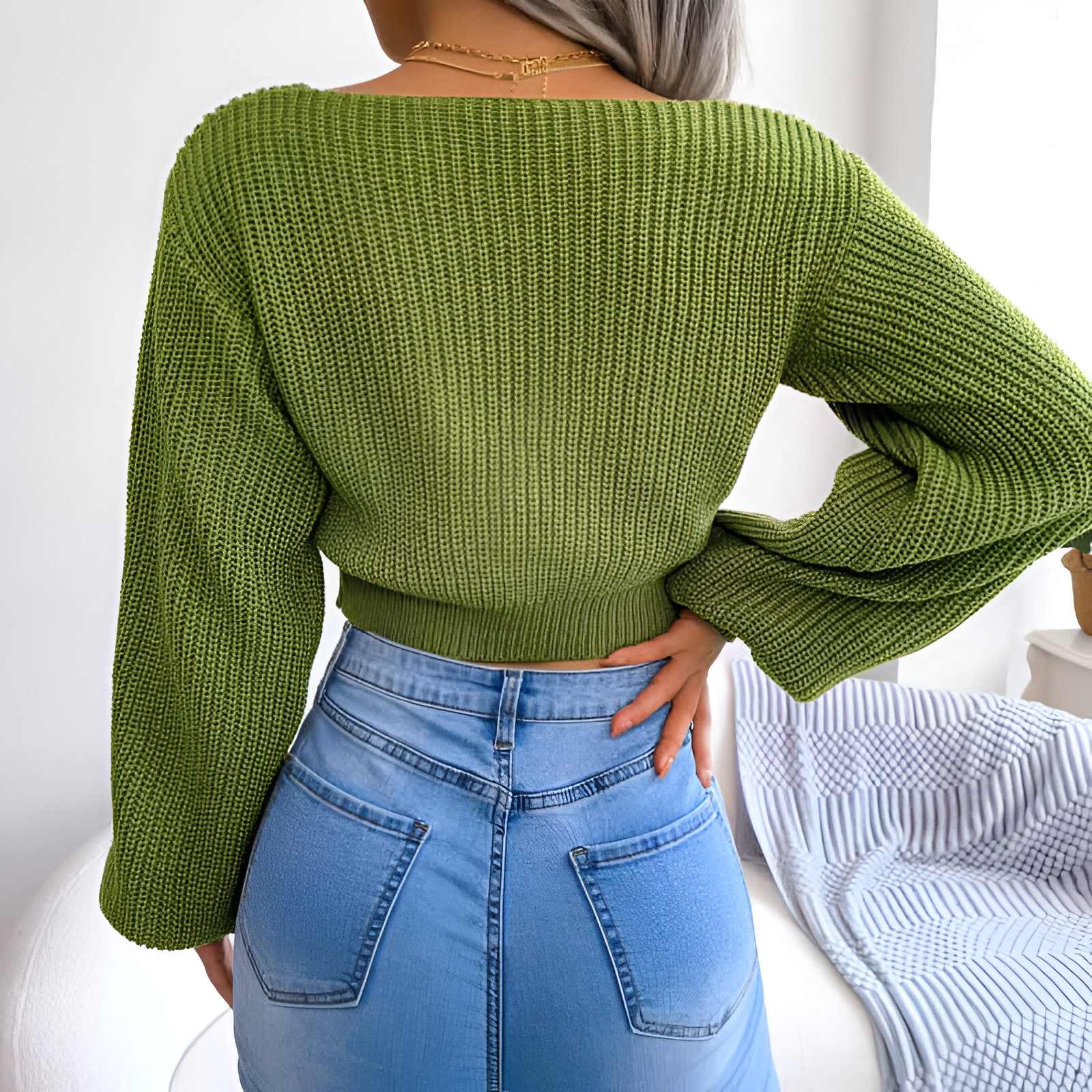 Katniss | Pull Femme Élégant à Col en V