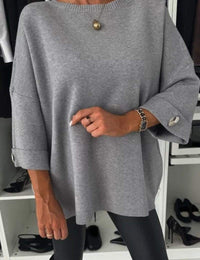 Pull Élégant avec Détails Boutonnés Femme
