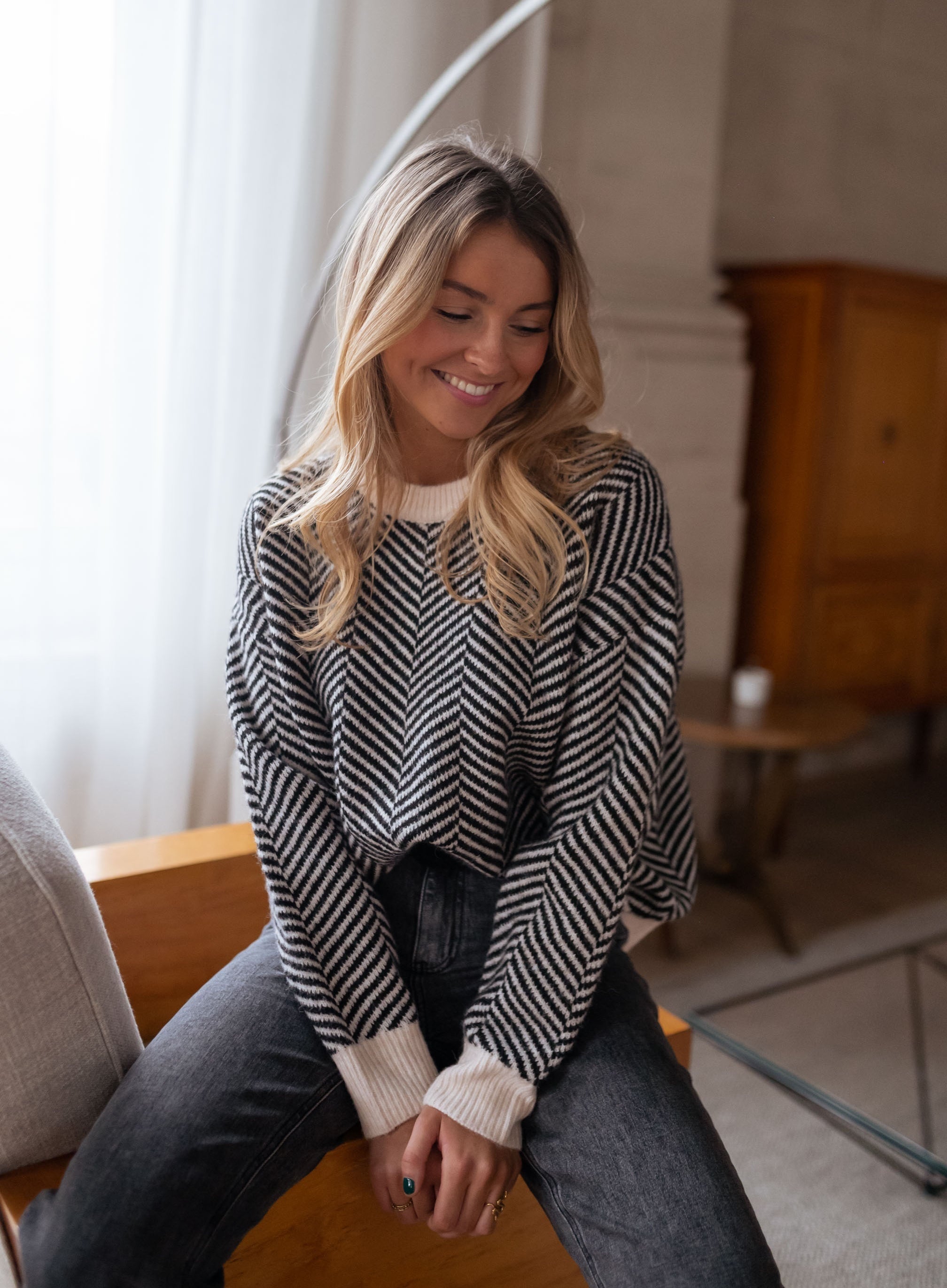 Pull Femme Élégant à Motifs 0
