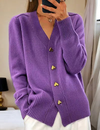Pull Femme Long Laine Mérinos Manches Longues Hiver Doux et Chaud
