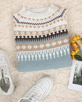 Pull Femme Élégant en Tricot Scandinave 5