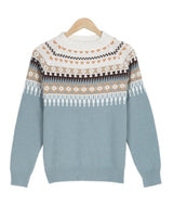 Pull Femme Élégant en Tricot Scandinave 6