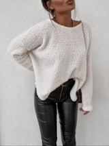 Pull Femme Long Manches Décontracté Automne 2