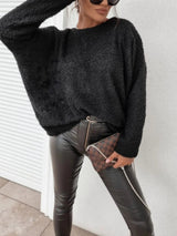 Pull Femme Long Manches Décontracté Automne 5
