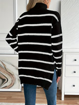 Pull Femme Rayé Élégant Confortable 8