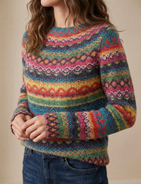 Pull Femme Rétro Douillet Laine Confort Moderne